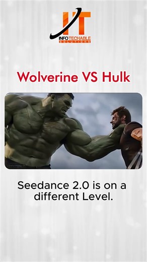 Wolverine vs Hulk 🔥 | Seedance 2.0 Just Changed AI Videos Forever #trending #shorts