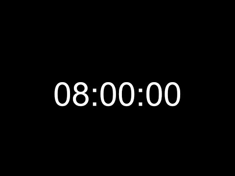 8 Hour Timer ⏱️ | Full Workday Focus Timer
