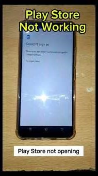Play Store Couldn't Sign in Error Fix #google #playstore #fix #shtubetech #services