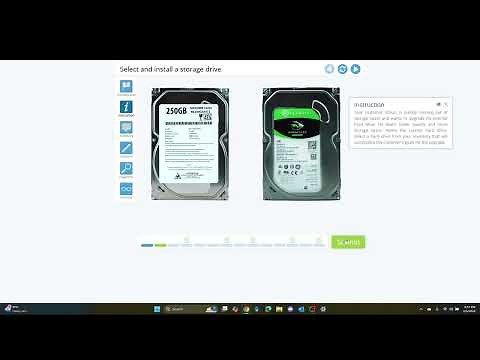 Select and install a storage drive