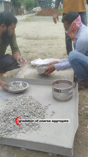 gradation of coarse aggregate #gradation #coarse #aggregate #civilengineering | Ashik Rahman