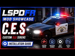 C.E.S (Custom ELS Sirens) | Complete LSPDFR Showcase & Setup