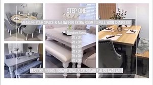 Hello to any new followers 👋💫 Please watch 👀 to get an idea on how designing your perfect table set works 🖤 | Farmhouse Furniture