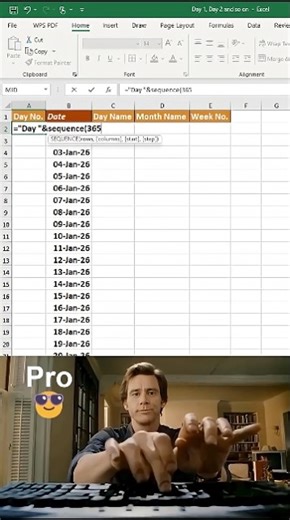 Automatic Date Sequence in Excel 📅🔥 | Fill Dates Instantly!