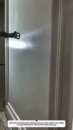 Professional Spray Painting Technique | Smooth Glossy Finish on Cabinets & Panels