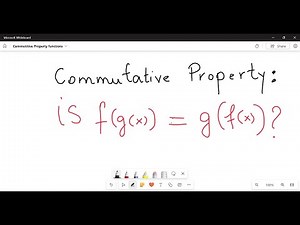 Full explanation of Commutative property of Composite Functions