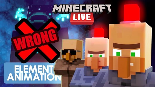 【Element Animation】视频翻车盘点：Minecraft Live 2022 - P2 [双语字幕]