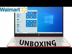 UNBOXING | HP 15.6" PENTIUM 4GB/128GB LAPTOP-SCARLET RED walmart gaming laptop,windows 10