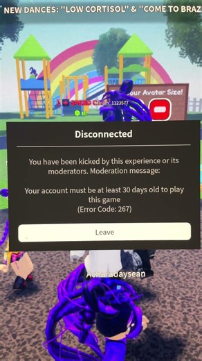 Having trouble joining this Roblox game…
