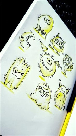 Drawing Everyday for a month | Character Design Drawing Daily for 30 days #shorts #viral