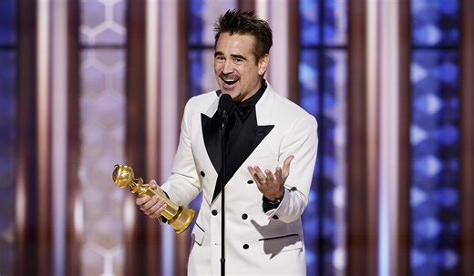 Colin Farrell keeps audience laughing at Golden Globes