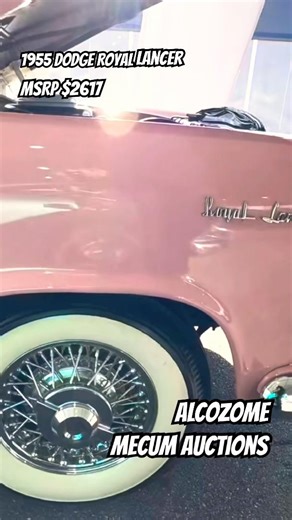 1955 Dodge ❤️😎🇺🇸 #shorts #dodge #mopar #mecumauctions #classiccars #vintagecars #convertible #1955