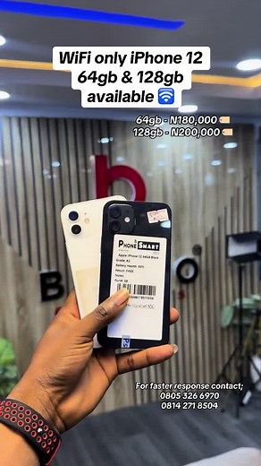 iPhone 12 64gb & 128gb Available - WiFi Only | Lagos Business