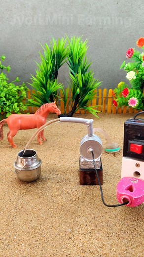small tractor video how to make mini motor water pump science project ideas # 581