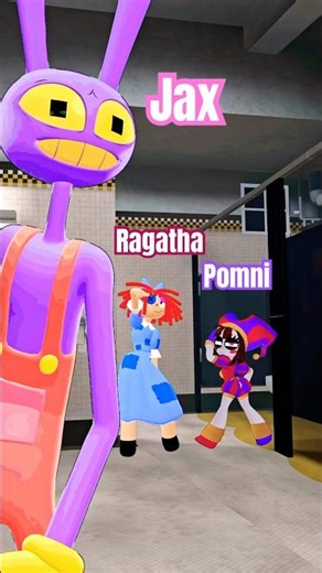 TADC Ragatha vs Pomni (Jax 👀) - Let Me Drive #theamazingdigitalcircus #digitalcircus #tadc #vrchat