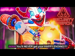 NEW FNAF Security Breach END! JACKIE KILLED all the GLAMROCKS! (HUGE UPDATE!)