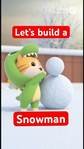 Let’s build a snowman with Shier! Do you wanna build a snowman?