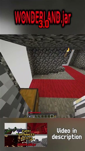 Wonderland.jar 3.0 Accountability Entrance #minecraft #wonderland.jar #minecrafthorror #minecraftmod