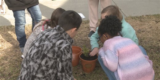 JBER students plant a love for trees for Alaska’s Arbor Day
