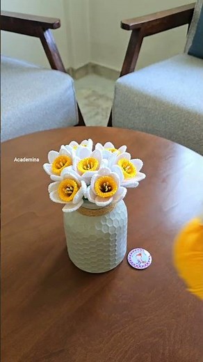 Crochet Flower Tutorial | Crochet Tutorial by Mina Mohammadian | Academina Crochet Academy