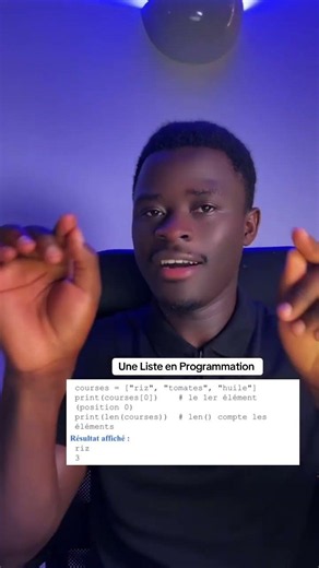 Que ce que une Liste en Programmation #python #Programmation #data #tech #datascience