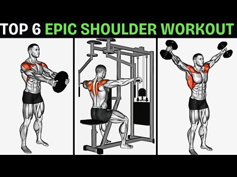 "Transform Your Gains! 🔥 Ultimate Top 6 Shoulder Workouts for Explosive Muscle Growth at the Gym 💪"