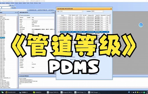PDMS管道等级