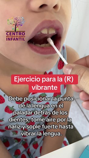 Ejercicios para pronunciar la letra R en niños