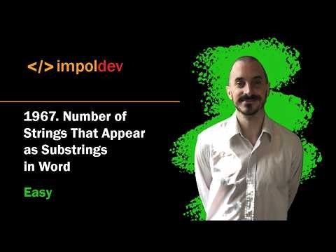 Number of Strings That Appear as Substrings in Word | LeetCode 1967 - Python