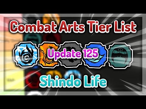 [NEW] Shindo Life Combat Arts Tier List Updated | What's the BEST Combat Art in Shindo LIfe?