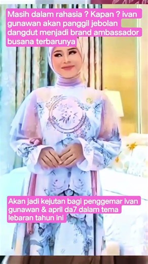 ivan ajak april untuk model busana brand terbaru #aprilda7#ivangunawan#viral #fyp #trending #sorotan