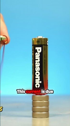 Watch a battery and magnet transform into a spinning wonder!