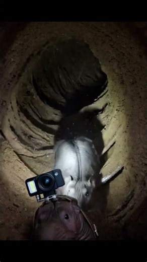 Secret underground life of a small animal caught on camera!” #animals #shorts #underground
