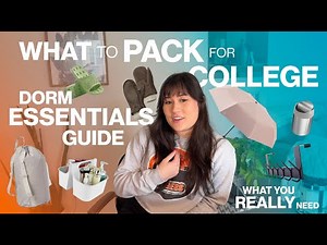 The ULTIMATE College Packing List | Dorm Essentials and Freshman Year Must-Haves