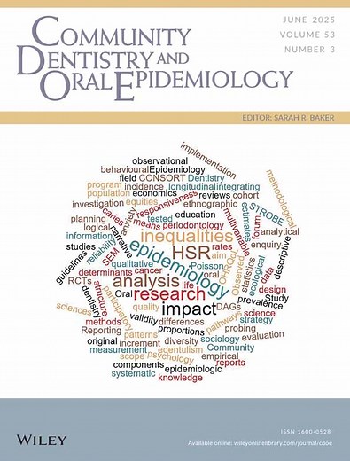 Community Dentistry and Oral Epidemiology