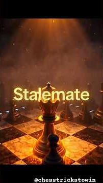 Chess Beginner Part 6 ♟️ | What Is Stalemate? (Draw Explained) #chess #shorts #stalemate