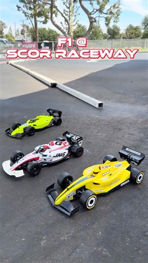 Formula 1 (F1) RC car racing, UF1 series at SCOR Raceway in Anaheim, California with Notch Johnson