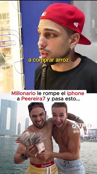 ig:Sabrimalle_ Millonario le rompe el iPhone a Pereira7 y pasa esto… #españa #madrid #peereira #millonario #iphone