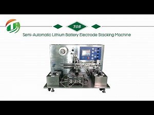 Semi-Automatic Lithium Battery Electrode Stacking Machine