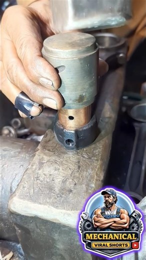Con Rod Bush Installation Like a Pro—Engine Rebuild Secret Trick #shorts #engine #viralvideo #tricks