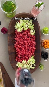 Watermelon Chopped Salad #saladsofinstagram #thesaladlab #watermelon #fruitsalad #watermelonminttea | The Salad Lab