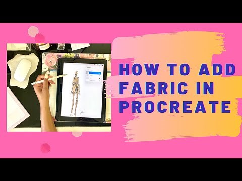 How to add fabric to your illustrations in Procreate