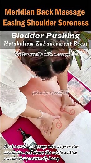 Meridian Back Massage Easing Shoulder Soreness
