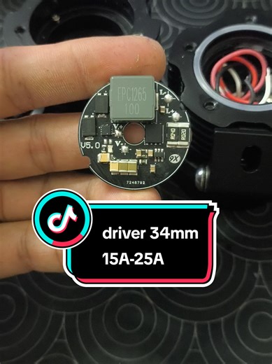Driver L4x 1 kênh 34mm 15A-25A, đầu vào 12v-16v #driver #buck #led #pcb #l4x
