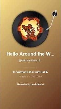 Hello Around the World - Fun Kids Song About Greetings in Different Languages