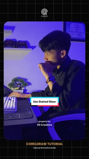 Coreldraw Tips | Use Stained Glass #coreldraw #coreldraw_tutorial #coreldrawtutorial #graphicdesign #graphicdesign