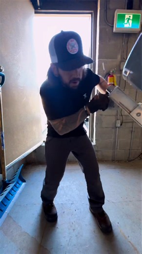 657K views · 6.3K reactions | Hauling a 120-gallon AO Smith tank up to the penthouse… SOLO! Some folks run from challenges… I run toward them! No crew, no excuses, just getting it done!  | Derek Newton | Facebook