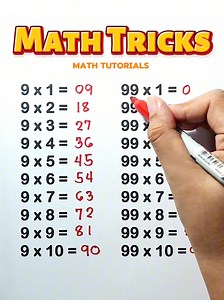 50K views · 694 reactions | Magic 9 & 99‼️ #Mathematics #Teachergon #basicmath #mathhack #maths #mathshortcut #Mathhack #mathtrick #MULTIPLICATION #multiplicationtricks #multiplication #mathtricks | Math Tutorials | Facebook