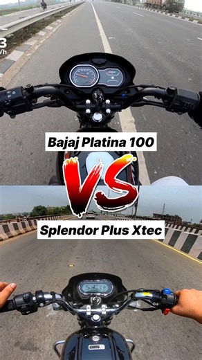 Bajaj Platina vs Hero Splendor Plus Xtec 🔥🤯 Gear Challenge #shorts #splendor