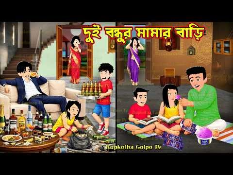 দুই বন্ধুর মামার বাড়ি Dui Bondhur Mamar Bari | Cartoon Bangla Cartoon | Rupkotha Golpo TV | Rupkotha